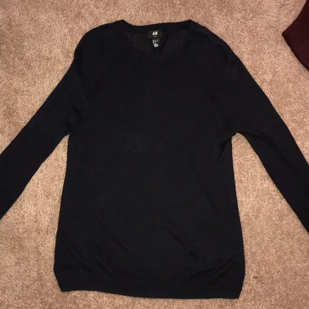 H&M navy pullover sweater